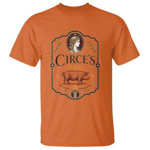 Circes BBQ Funny Greek Mythology Dark Humor T Shirt Slow Smoked Legendary Flavor Odysseus Pigs Odyssey Parody