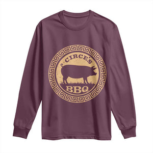 Circes BBQ Ancient Greek Mythology Dark Humor Long Sleeve Shirt Odysseus Pigs Odyssey Parody History Lover Gift