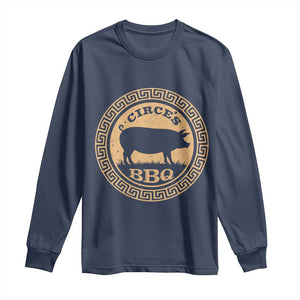 Circes BBQ Ancient Greek Mythology Dark Humor Long Sleeve Shirt Odysseus Pigs Odyssey Parody History Lover Gift