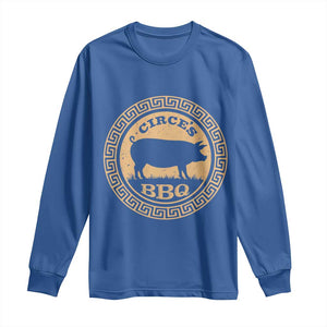 Circes BBQ Ancient Greek Mythology Dark Humor Long Sleeve Shirt Odysseus Pigs Odyssey Parody History Lover Gift