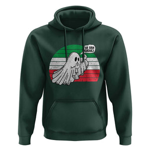 Italian Ghost Hoodie Va Fan Ghoul Retro Funny Halloween TS02 Dark Forest Green Print Your Wear