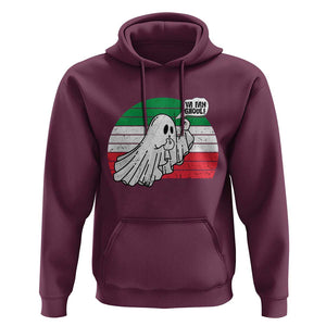 Italian Ghost Hoodie Va Fan Ghoul Retro Funny Halloween TS02 Maroon Print Your Wear