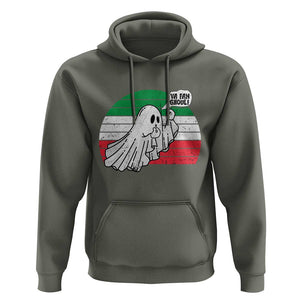 Italian Ghost Hoodie Va Fan Ghoul Retro Funny Halloween TS02 Military Green Print Your Wear