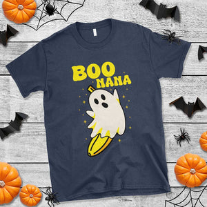 Boonana Funny Banana Ghost Halloween Costume Banana Lover T Shirt TS02 Navy Print Your Wear