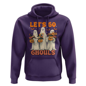 Ghost Halloween Costume Hoodie Let's Go Ghouls Retro Boo Sheet TS02 Purple Print Your Wear