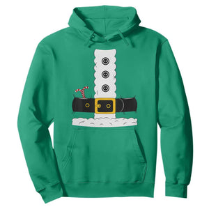 Santa Claus Suit Costume Hoodie Retro Festive Christmas Vibe TS02 Irish Green Print Your Wear