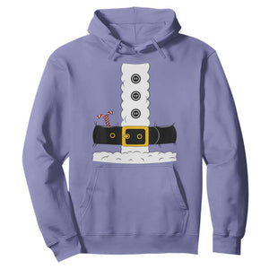 Santa Claus Suit Costume Hoodie Retro Festive Christmas Vibe TS02 Violet Print Your Wear
