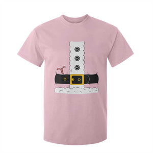Santa Claus Suit Costume T Shirt For Kid Retro Festive Christmas Vibe TS02 Light Pink Print Your Wear