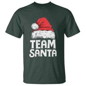 Team Santa T Shirt Christmas Squad Family Matching Pajamas TS02 Dark Forest Green Print Your Wear
