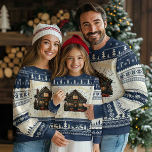 Funny Christmas Ugly Christmas Sweater Exterior Illumination Expert Xmas Lights Home Decor TS02 Navy Print Your Wear