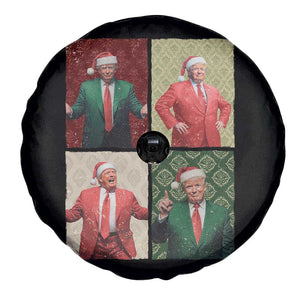 Christmas Trump Spare Tire Cover Daddy's Home For Xmas Retro Vintage TS02 Print Your Wear
