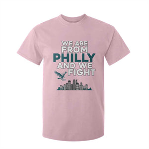 Philadelphia City T Shirt For Kid We Are From Philly And We Fight TS02 Light Pink Print Your Wear