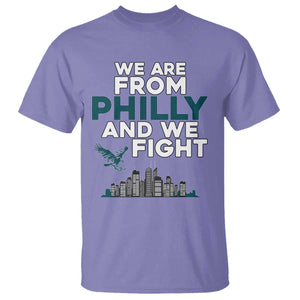 Philadelphia City T Shirt We Are From Philly And We Fight TS02 Violet Print Your Wear