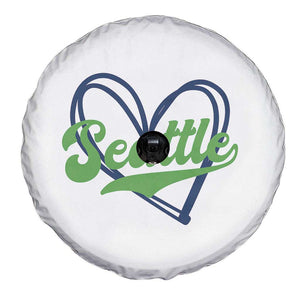 Seattle Heart Blue and Green Game Day Sports Fan Spare Tire Cover TS02 Print Your Wear