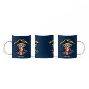 Vintage Game Day Patriot Coffee Mug Revolutionary Colonial Mascot Football Fan TS02 Print Your Wear