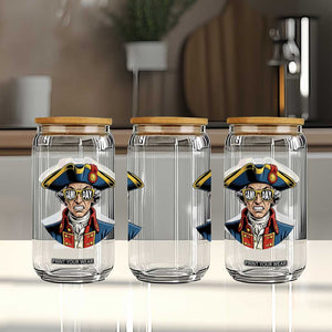 Vintage Game Day Patriot Glass Can Revolutionary Colonial Mascot Football Fan TS02 Print Your Wear