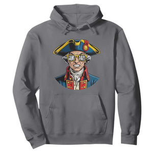 Vintage Game Day Patriot Hoodie Revolutionary Colonial Mascot Football Fan TS02 Charcoal Print Your Wear