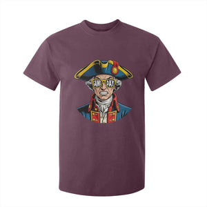 Vintage Game Day Patriot T Shirt For Kid Revolutionary Colonial Mascot Football Fan TS02 Maroon Print Your Wear