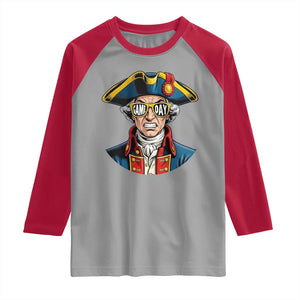 Vintage Game Day Patriot Raglan Shirt Revolutionary Colonial Mascot Football Fan TS02 Sport Gray Red Print Your Wear