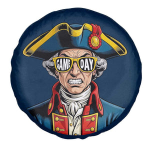 Vintage Game Day Patriot Spare Tire Cover Revolutionary Colonial Mascot Football Fan TS02 Print Your Wear