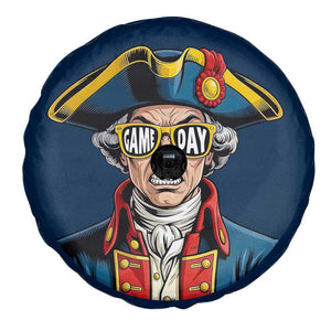 Vintage Game Day Patriot Spare Tire Cover Revolutionary Colonial Mascot Football Fan TS02 Print Your Wear