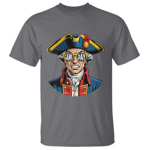 Vintage Game Day Patriot T Shirt Revolutionary Colonial Mascot Football Fan TS02 Charcoal Print Your Wear