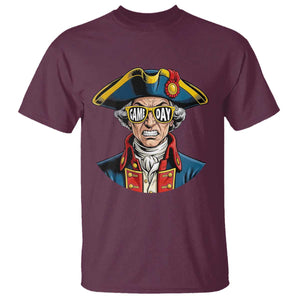 Vintage Game Day Patriot T Shirt Revolutionary Colonial Mascot Football Fan TS02 Maroon Print Your Wear