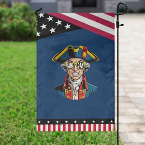 Vintage Game Day Patriot Garden Flag Revolutionary Colonial Mascot Football Fan TS02 Classic Blue Black Print Your Wear