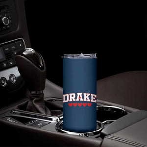 I Heart Drake Red Love Hearts Skinny Tumbler Football Fan Celebration TS02 Print Your Wear
