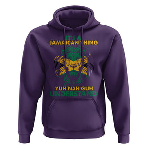 It's A Jamaican Thing Yuh Nah Guh Understand Jamaica Reggae Hoodie TS02 Purple Print Your Wear