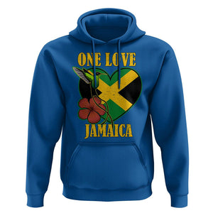 One Love Jamaica Flag Jamaican Caribbean Love Jamaica Reggae Hoodie TS02 Royal Blue Print Your Wear