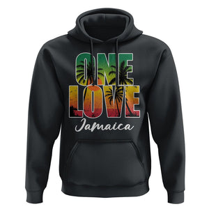 One Love Jamaica Jamaican Caribbean Vacation Jamaica Reggae Hoodie TS02 Black Print Your Wear