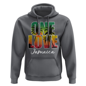 One Love Jamaica Jamaican Caribbean Vacation Jamaica Reggae Hoodie TS02 Charcoal Print Your Wear