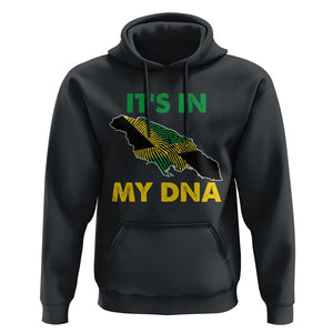 It's In My DNA Proud Jamaican Flag Map Jamaica Reggae Hoodie TS02 Black Print Your Wear