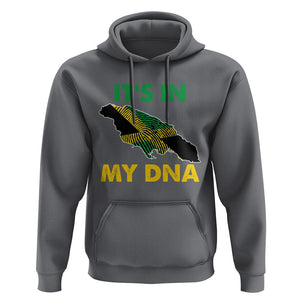 It's In My DNA Proud Jamaican Flag Map Jamaica Reggae Hoodie TS02 Charcoal Print Your Wear