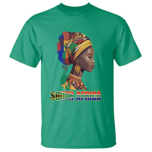 South African Women T Shirt South Africa Pride Black Africans Coloureds TS02 Irish Green Printyourwear