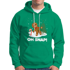 Gingerbread Hoodie Oh Snap Funny Christmas Cookie Baking Squad TS02 Irish Green Printyourwear