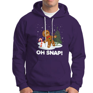 Gingerbread Hoodie Oh Snap Funny Christmas Cookie Baking Squad TS02 Purple Printyourwear