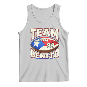 Team Benito Puerto Rico Football Pride Tank Top Number 94 Vintage Game Day Music Artist Fan TS02 Ash Print Your Wear