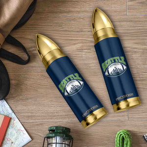 Seattle City Skyline Football Graphic Bullet Tumbler Sports Fan Game Day Pride TS02 Print Your Wear