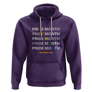 Pride Month Demon Hoodie LGBT History Month LGBTQ Support TS02 Purple Printyourwear