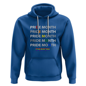 Pride Month Demon Hoodie LGBT History Month LGBTQ Support TS02 Royal Blue Printyourwear