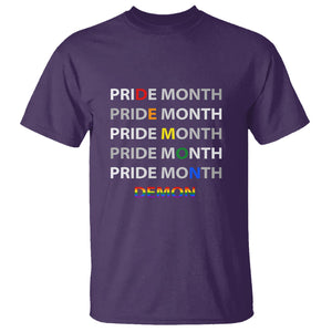 Pride Month Demon T Shirt LGBT History Month LGBTQ Support TS02 Purple Printyourwear