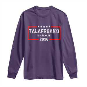 Talafreako U.S. Senate 2026 Long Sleeve Shirt James Talarico Voter Political Supporter
