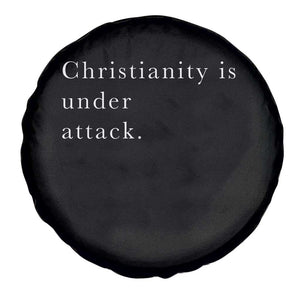 Christianity Is Under Attack Spare Tire Cover Pray for Grand Blanc Michigan Faith Support TS02 Print Your Wear