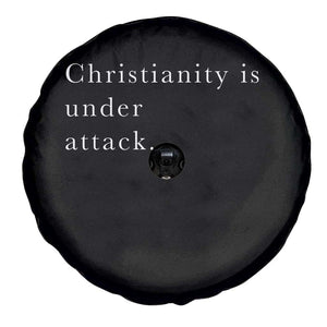 Christianity Is Under Attack Spare Tire Cover Pray for Grand Blanc Michigan Faith Support TS02 Print Your Wear