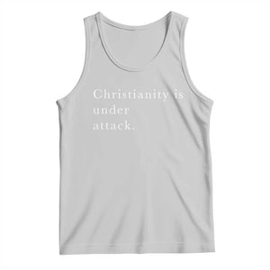 Christianity Is Under Attack Tank Top Pray for Grand Blanc Michigan Faith Support TS02 Ash Print Your Wear