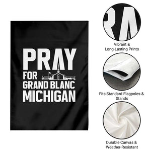 Pray for Grand Blanc Michigan Garden Flag Faith and Community Support TS02 Print Your Wear