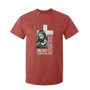 Christianity Is Under Attack T Shirt For Kid Jesus Stand for Faith Michigan Church TS02 Red Print Your Wear