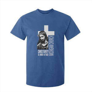 Christianity Is Under Attack T Shirt For Kid Jesus Stand for Faith Michigan Church TS02 Royal Blue Print Your Wear